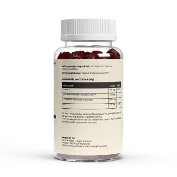 Elderberry + Vitamin C + Zink Gummies