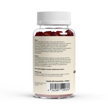 Löwenmähne + Vitamin B6 Gummies