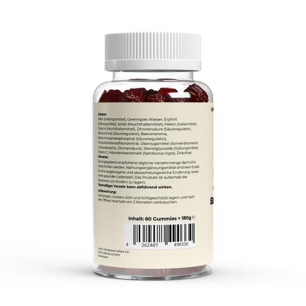 Elderberry + Vitamin C + Zink Gummies