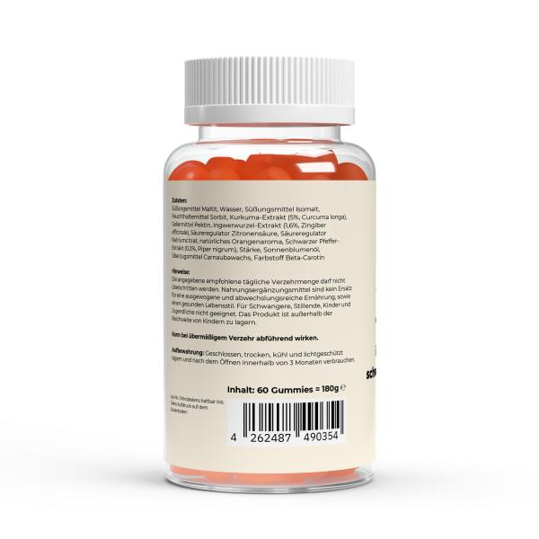 Kurkuma + Ingwer + Schwarzer Pfeffer Gummies
