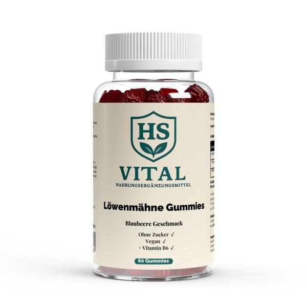 Löwenmähne + Vitamin B6 Gummies