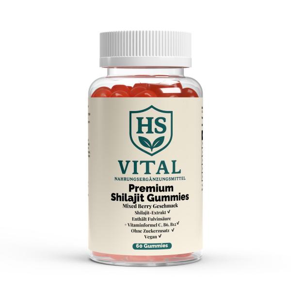 Premium Shilajit Gummies + Vitamin C,B6, B12