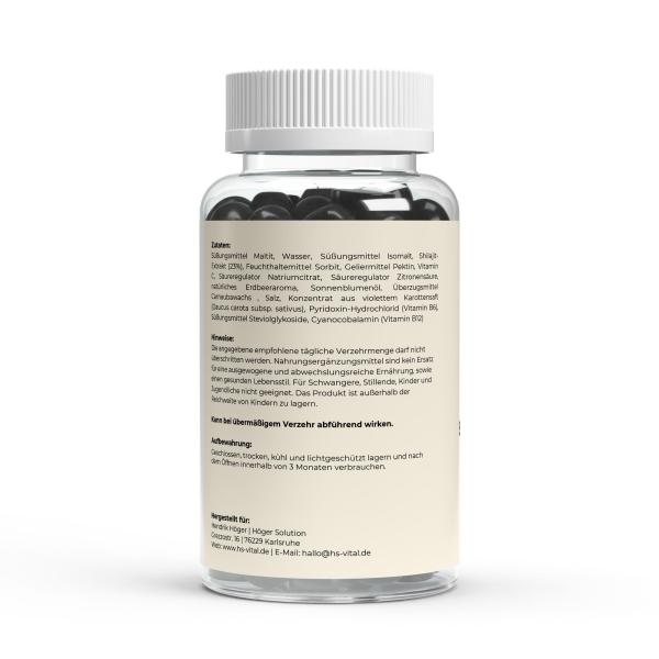 Shilajit Gummies + Vitamin C,B6, B12