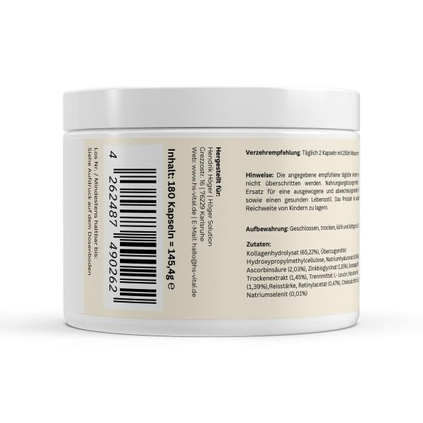 Kollagenhydrolysat PLUS Haut Haare Nägel