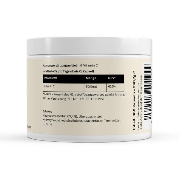 gepuffertes Vitamin C 500mg