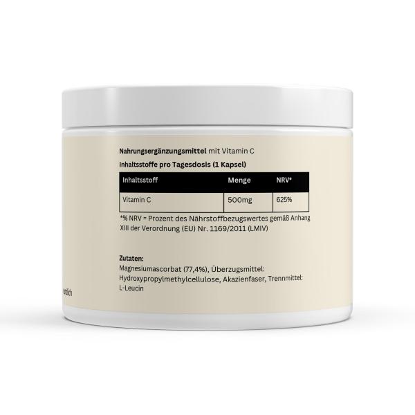 gepuffertes Vitamin C 500mg