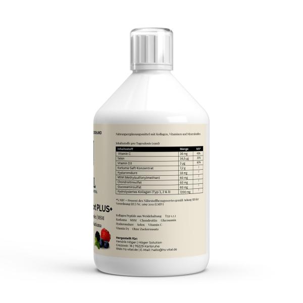 Kollagen Support PLUS+ Shots - Wild Berry