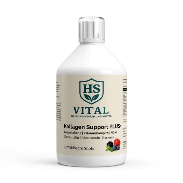 Kollagen Support PLUS+ Shots - Wild Berry