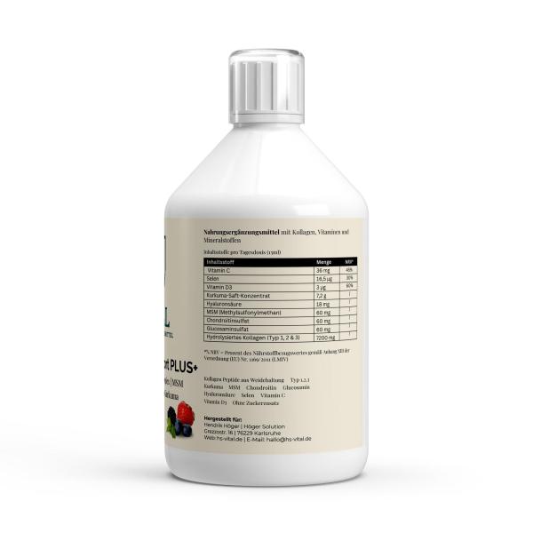 Kollagen Support PLUS+ Shots - Wild Berry