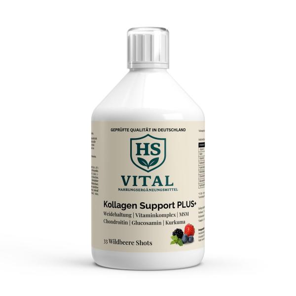 Kollagen Support PLUS+ Shots - Wild Berry