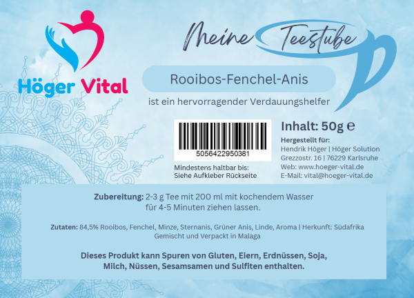 Meine Teestube - Rooibos-Fenchel-Anis