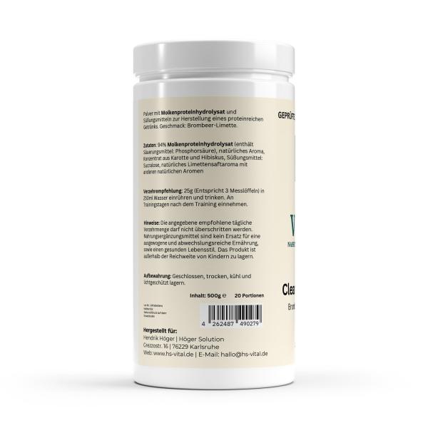 Clear Whey Protein Brombeere-Limette