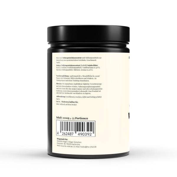 Premium Whey Protein Vanille